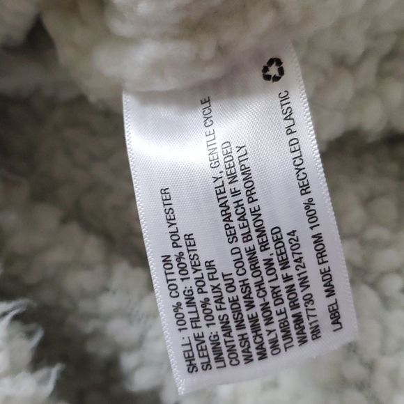 Wild Fable Crop Blue Denim Button Up Jean Jacket With Sherpa Lining New With Tag - Picture 6 of 8